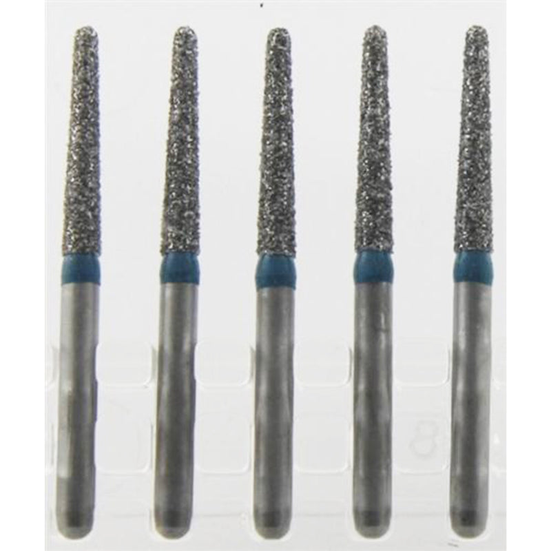 Diamond Burs, Taper Round Shape, Standard Grit Multi-Use 199Tr-25 - Osung USA