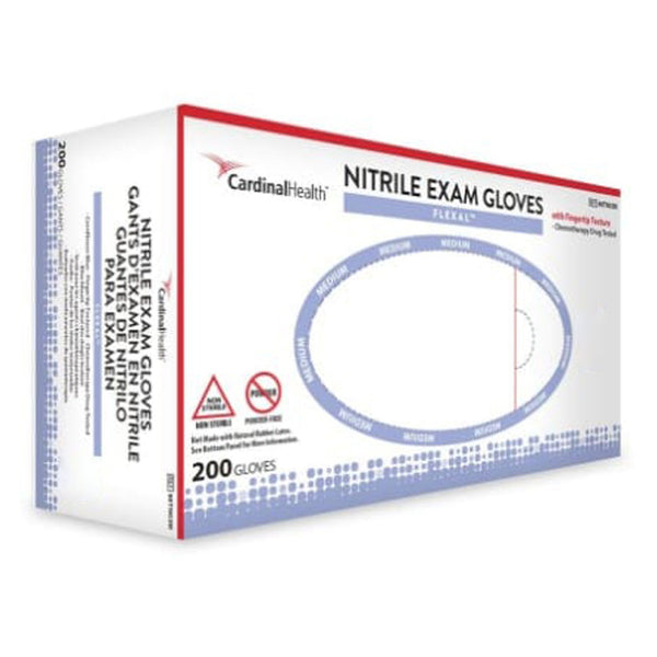 FLEXAL™ NITRILE EXAM GLOVE, LARGE, BLUE, SOLD AS 2000/CASE CARDINAL 88TN04L