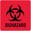 LABEL BIOHZD RED 8X105/PK=EA, 1/EA