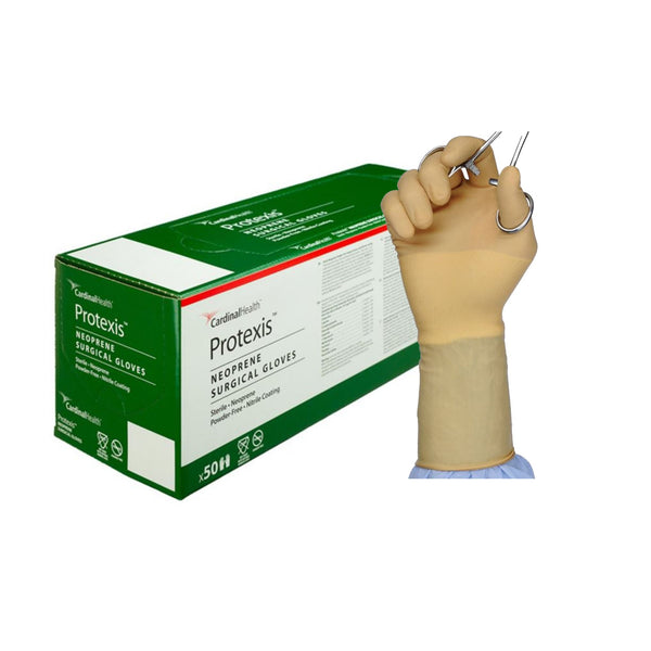PROTEXIS™ POLYCHLOROPRENE SURGICAL GLOVE, SIZE 6.5, IVORY, SOLD AS 200/CASE CARDINAL 2D73DP65