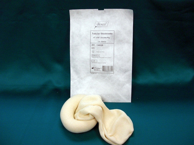 TUBULAR STOCKINETTE, 4" X 60", 2-PLY, STERILE, 1/PK, 25 PK/CS, SOLD AS CASE BIOSEAL, 10000660