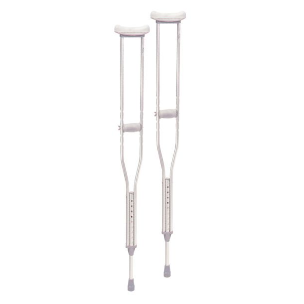 Drive Medical Crutches Tbd-Crutches Pediatric Aluminum4Ft6In To 5Ft2In 1Pr/Cs -10416-1