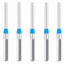 Cylindrical, End Cutting Only 1 mm Dia. Medium Grit Diamond Bur, 5 per pack. 150.10M1