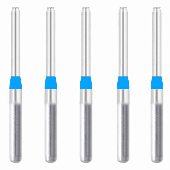 Cylindrical, End Cutting Only 1 mm Dia. Medium Grit Diamond Bur, 5 per pack. 150.10M1
