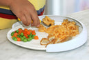 PLATE GUARD, CONCAVE WALL, SMALL, FITS 8"-9½" DIA PLATES, WHITE, SOLD AS EACH KINSMAN 10000721