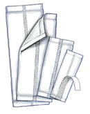 HANDI-CARE™ LIGHT INCONTINENCE LINER, 6½ X 17 INCH, SOLD AS 200/CASE CARDINAL 965B20