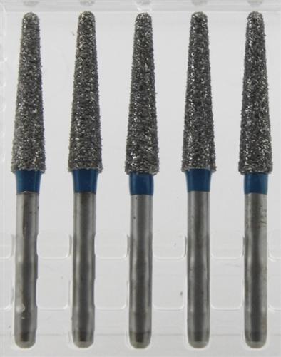 Diamond Burs, Taper Round Shape, Standard Grit Multi-Use 199Tr-19 - Osung USA