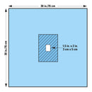 DRAPE, SURG FENSTD 30"X30" (25/PK 4PK/CS), 100/CS