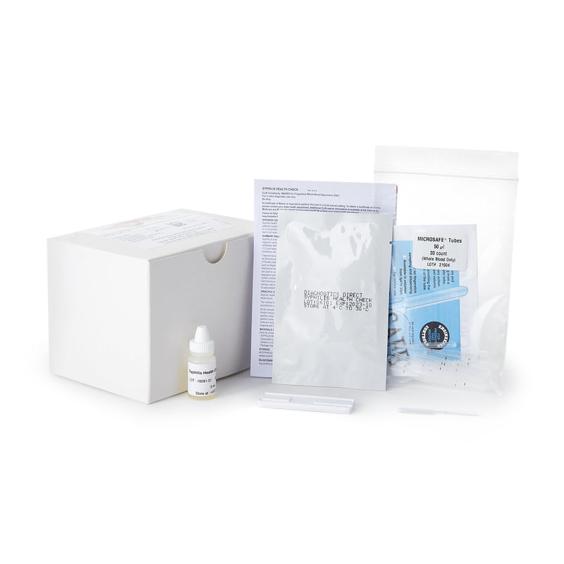 SYPHILIS HEALTH CHECK™ INFECTIOUS DISEASE IMMUNOASSAY SEXUAL HEALTH TEST KIT, SOLD AS 1/BOX ORASURE 1001-0698