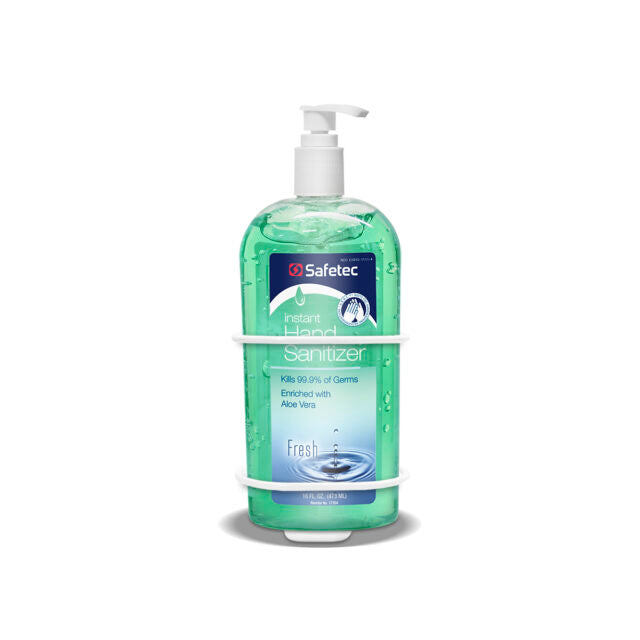 SAFETEC INSTANT HAND SANITIZER. BRACKET WALL MOUNT FOR16 OZ HAND SANITIZER W/HARDWR, EACH