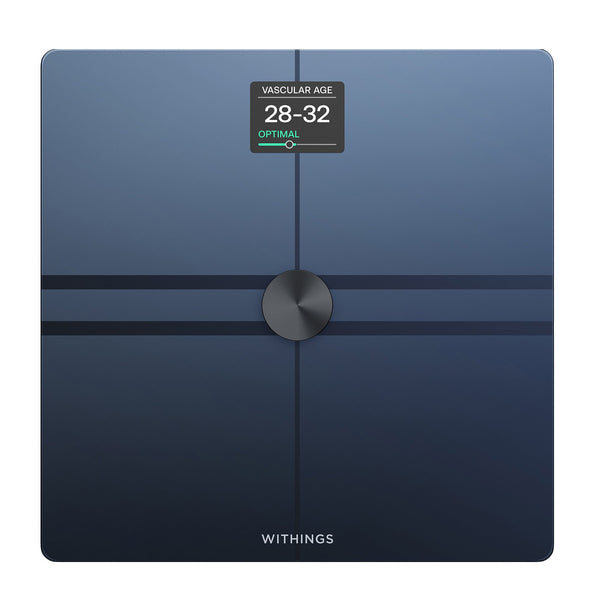 WITHINGS BODY COMP WIFI SMART SCALE, BLACK, SOLD AS 1/EACH WITHINGS WBS12-BLACK-ALL-INTER