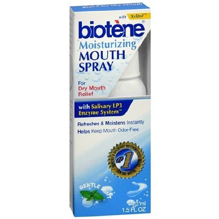 BIOTÈNE® MOUTH MOISTURIZER, 1.5 OZ. SPRAY, SOLD AS 1/EACH GLAXO 04858200115