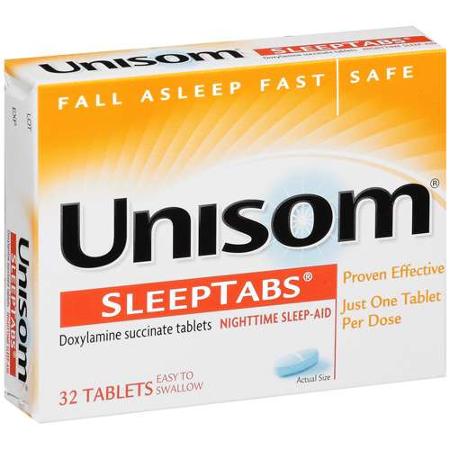 UNISOM® SLEEPTABS NIGHTTIME SLEEP-AID, SOLD AS 1/BOTTLE CHATTEM 41167000609