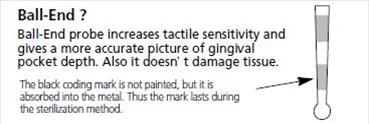 Dental Ball End Probe, PCP8B - Osung USA