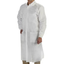 LABMATES® LAB COAT, X-LARGE, WHITE, SOLD AS 50/CASE GRAHAM 85175