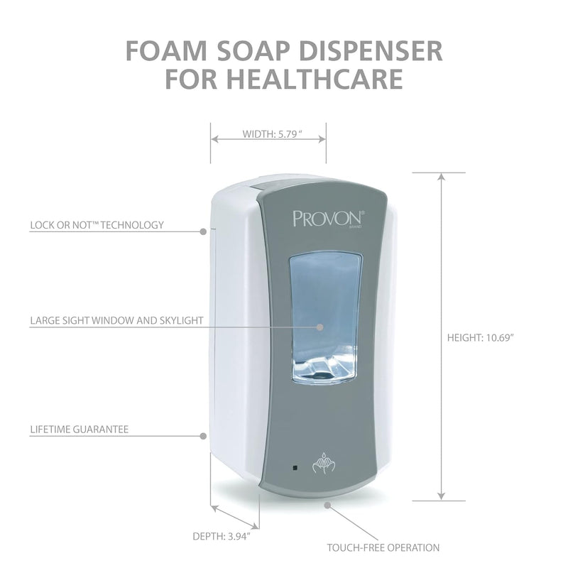 Gojo Provon Ltx-12 Dispensers Dispenser Ltx Provon 1200Mlgrey/White -1971-01