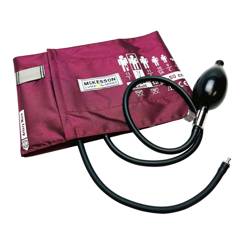 MCKESSON LUMEON™ BLOOD PRESSURE CUFF AND BULB, LARGE CUFF, 34 – 50 CM, ADULT, SOLD AS 15/CASE MCKESSON 01-865-12XBDGM
