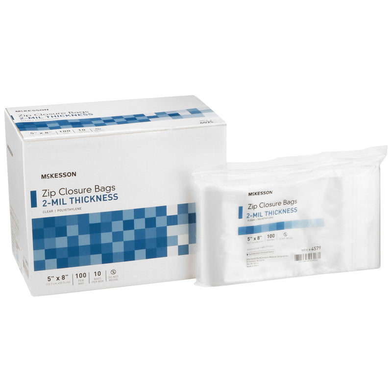 MCKESSON ZIP CLOSURE BAG, 5 X 8 INCH, SOLD AS 40/CASE MCKESSON 4579