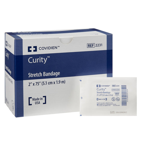 CURITY™ STERILE CONFORMING BANDAGE, 2 X 75 INCH, 1-PLY, SOLD AS 12/BAG CARDINAL 2231-