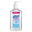 PURELL ADVANCED HAND SANITIZER 12 OZ. ETHYL ALCOHOL GEL TABLE TOP PUMP BOTTLE, SOLD AS 12/CASE GOJO 3659-12