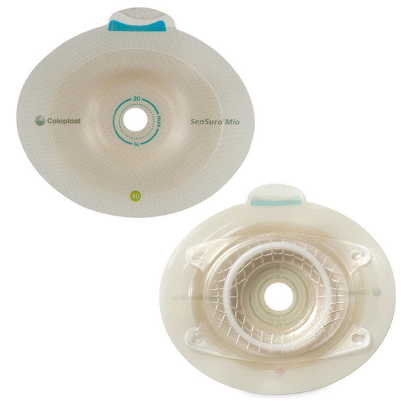 SENSURA® MIO CONVEX LIGHT CLICK OSTOMY BARRIER, 25 MM STOMA OPENING, RED MATCH, SOLD AS 5/BOX COLOPLAST 16914