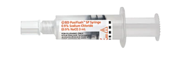 Bd Posiflush Normal Saline Syringes Saline Syringe W/Cannula 1Reg Rod 30/Sp 4Sp/Cs -306551