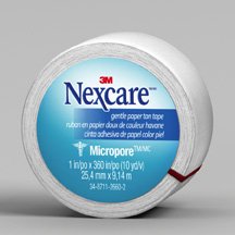 3M™ NEXCARE™ MICROPORE™ PAPER MEDICAL TAPE, 1 INCH X 10 YARD, WHITE, SOLD AS 36/CASE 3M 530-P1