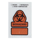 SPECIMEN TRANSPORT BAG WITH DOCUMENT POUCH, ZIP CLOSURE, 6 X 9 INCH, SOLD AS 1000/CASE ASP B22