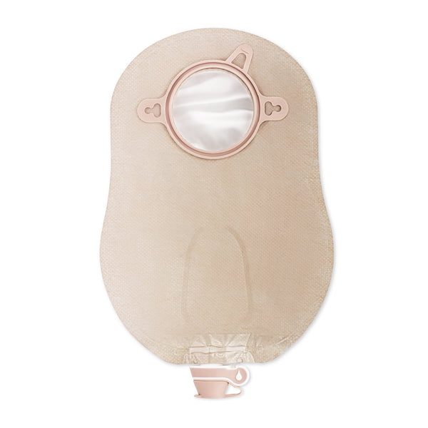 NEW IMAGE™ 18922 TWO-PIECE ULTRA-CLEAR UROSTOMY POUCH, 44 MM FLANGE, GREEN MATCH, SOLD AS 10/BOX HOLLISTER 18922