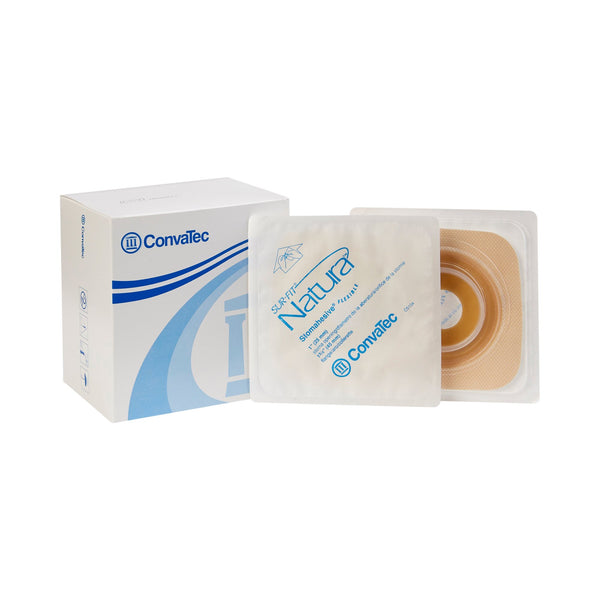 SUR-FIT NATURA® TWO-PIECE STOMAHESIVE® SKIN BARRIER, 45 MM FLANGE, 25 MM STOMAS, SOLD AS 10/BOX CONVATEC 125271