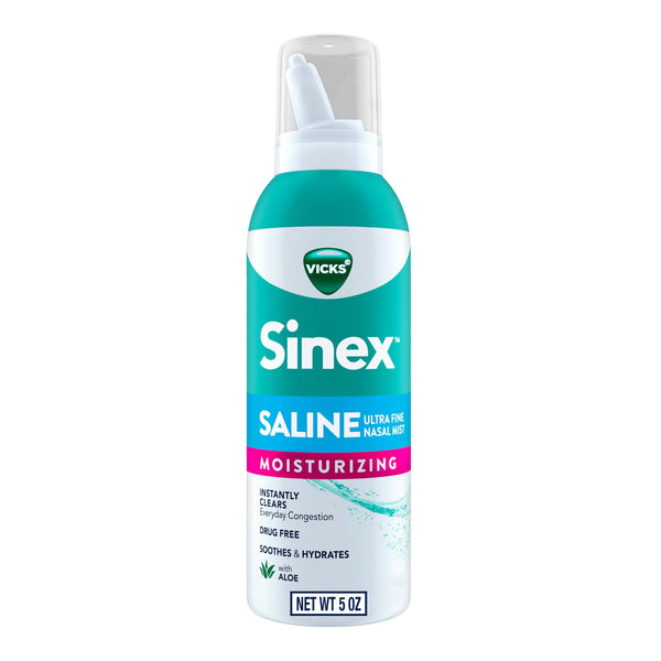 SINEX SALINE ULTRA FINE NASAL MIST MOISTURIZING WITH ALOE, SOLD AS 1/EACH PROCTER 32390004151