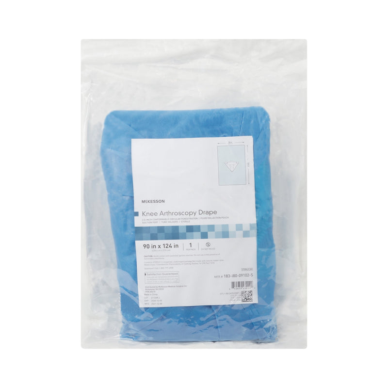 MCKESSON STERILE ARTHROSCOPIC KNEE DRAPE, 90 X 124 INCH, SOLD AS 1/PACK MCKESSON 183-I80-09102-S