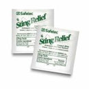 SAFETEC STING RELIEF. STING RELIEF WIPE, 10/BX, 100 BX/CS (NOT AVAILABLE FOR SALE INTO CANADA). WIPE STING RELIEF 10/BX100BX/CS, CASE