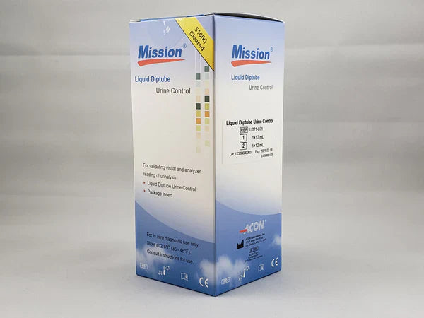 Acon Mission Urinalysis Controls Control Urine Liqd Missn Lvl1Neg Lvl2 Pos 2X5Ml/Bx (Nr) -U021-011