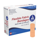 DYNAREX® TAN ADHESIVE FABRIC BANDAGE, 1 X 3 INCH, SOLD AS 2400/CASE DYNAREX 3612