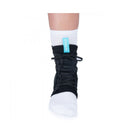ANKLE BRACE, EXOFORM BLK LGOSSURA, 1/EA