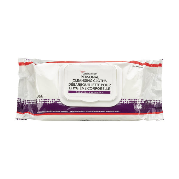 CARDINAL HEALTH™ PERSONAL CLEANSING CLOTHS, SOLD AS 576/CASE CARDINAL 2AWU-96