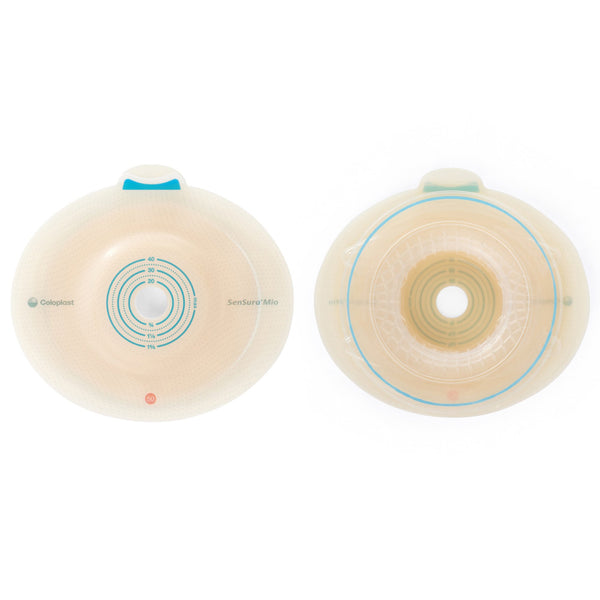 SENSURA® MIO CONVEX OSTOMY BARRIER, TRIM TO FIT 15 – 40 MM, RED MATCH, SOLD AS 5/BOX COLOPLAST 16483