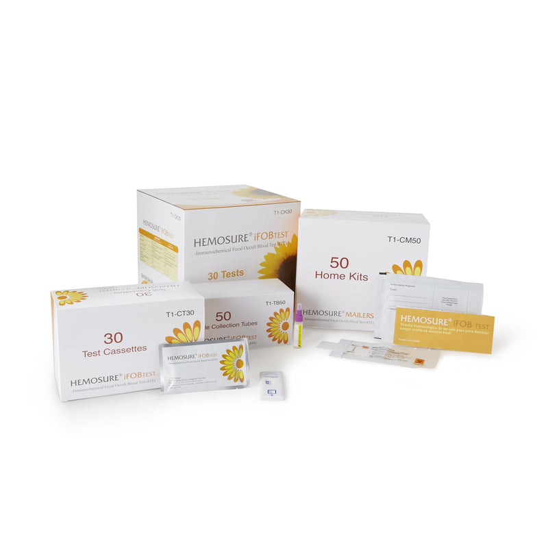 HEMOSURE® FECAL OCCULT BLOOD (IFOB OR FIT) COLORECTAL CANCER SCREENING TEST KIT, SOLD AS 1/BOX HEMOSURE T1-CK30