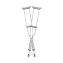 RED DOT ADULT UNDERARM CRUTCHES, 5'1" – 5'9", SOLD AS 1/PAIR MEDLINE G91-214-8