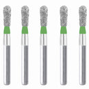 Pear 1.8 mm Dia. Coarse Grit Diamond Bur 5 per pack. 237.18C2