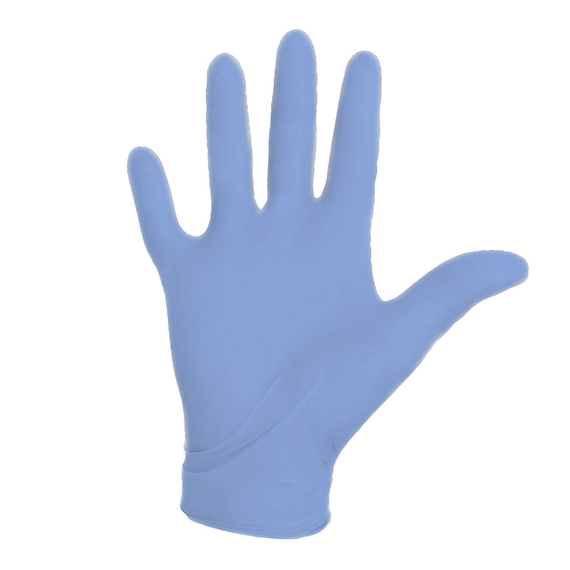 AQUASOFT® NITRILE EXAM GLOVE, EXTRA LARGE, BLUE, SOLD AS 2500/CASE O&M 43936