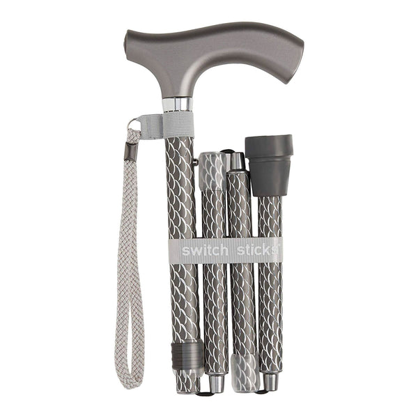 SWITCH STICKS® FOLDING CANE, GRAPHITE, SOLD AS 1/EACH MABIS 502-2000-5205