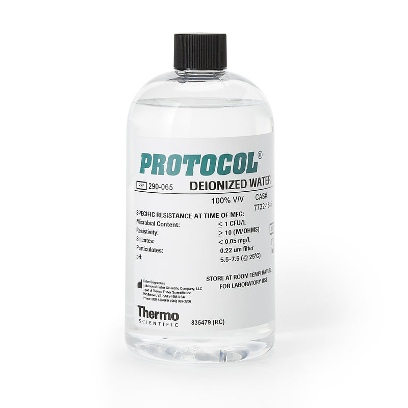 THERMO SCIENTIFIC™ DEIONIZED WATER, SOLD AS 1/EACH FISHER 23290065
