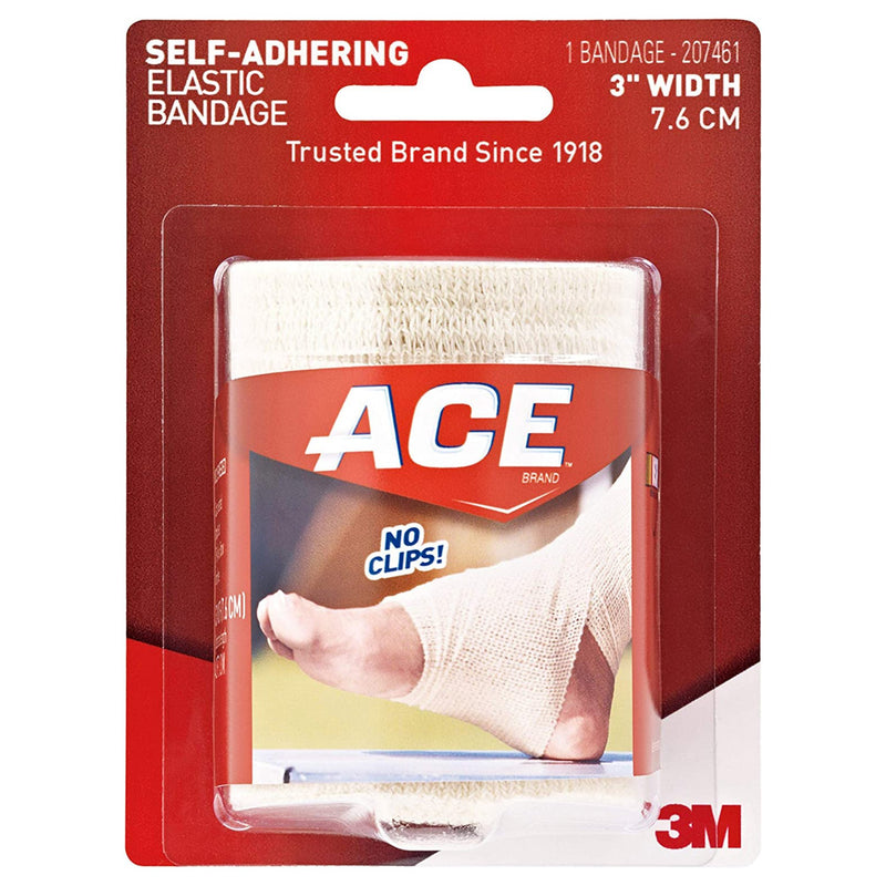3M™ ACE™ SELF-ADHERENT CLOSURE ELASTIC BANDAGE, 3-INCH WIDTH, SOLD AS 3/BOX 3M 207461
