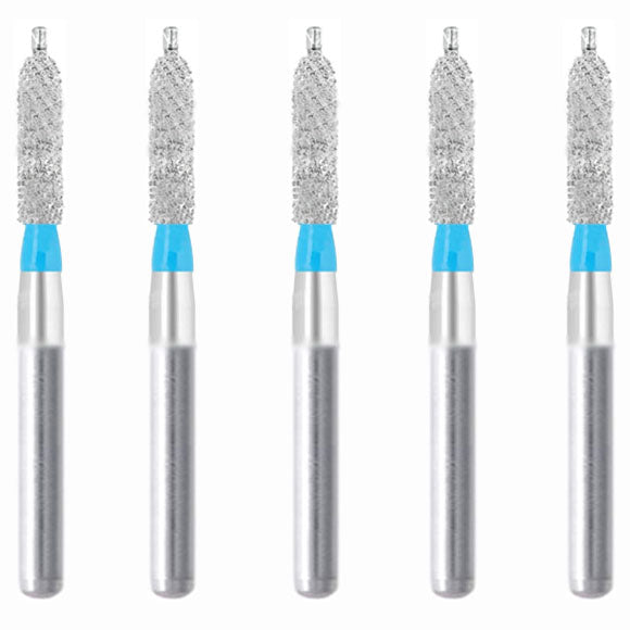 Cylindrical, Ogival End, Side Cutting Only 1.8 mm Dia. Medium Grit Diamond Bur 5 per pack. 255.18M1
