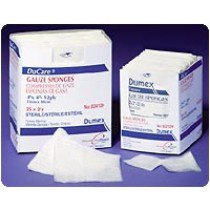 DUSOFT STERILE NONWOVEN SPONGE, 2 X 2 INCH, 4-PLY, SOLD AS 1500/CASE GENTELL 84122