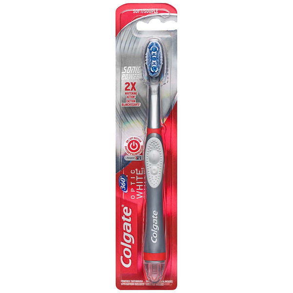 COLGATE® 360 OPTIC WHITE® SONIC POWER TOOTHBRUSH, SOLD AS 12/CASE COLGATE CN05776A