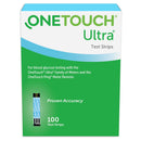 ONETOUCH® ULTRA® BLUE BLOOD GLUCOSE TEST STRIP, SOLD AS 100/BOX LIFESCAN 02289504
