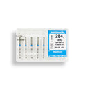 Torpedo, Cylindrical 1.4 mm Dia. Medium Grit Diamond Bur 5 per pack. 284.14M2